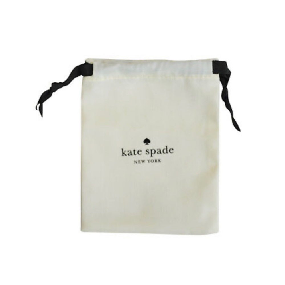 💋Kate Spade Mini Drawstring Logo Branded Jewelry Dust Bag